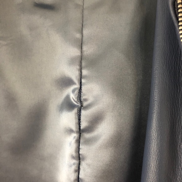 Saguaro Periwinkle Leather Jacket S - Picture 4 of 6